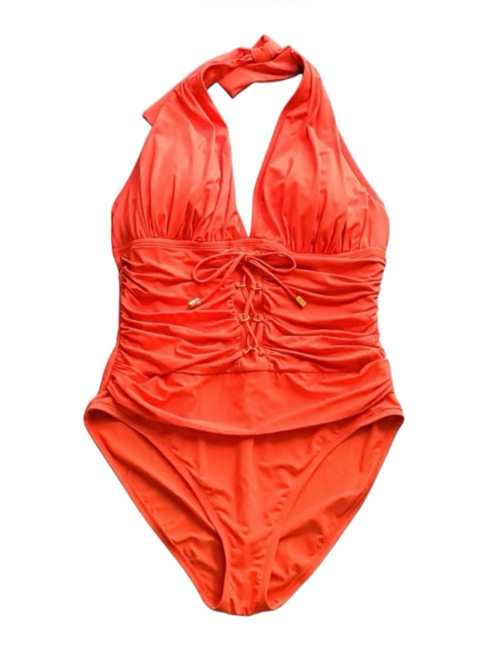 NWT BLEU ROD BEATTIE CORAL ONE PIECE SWIMSUIT SIZE 4